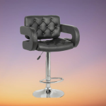 Solid Wood Ruff Tiled Woven Chair - Image 2