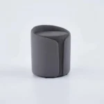 Anely Round Upholstered Ottoman Pouffe - Image 2