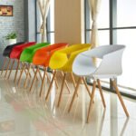 Modern Plastic Dining Chair - Image 3