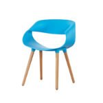 Modern Plastic Dining Chair - Image 4