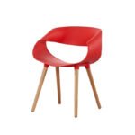 Modern Plastic Dining Chair - Image 5