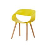 Modern Plastic Dining Chair - Image 6