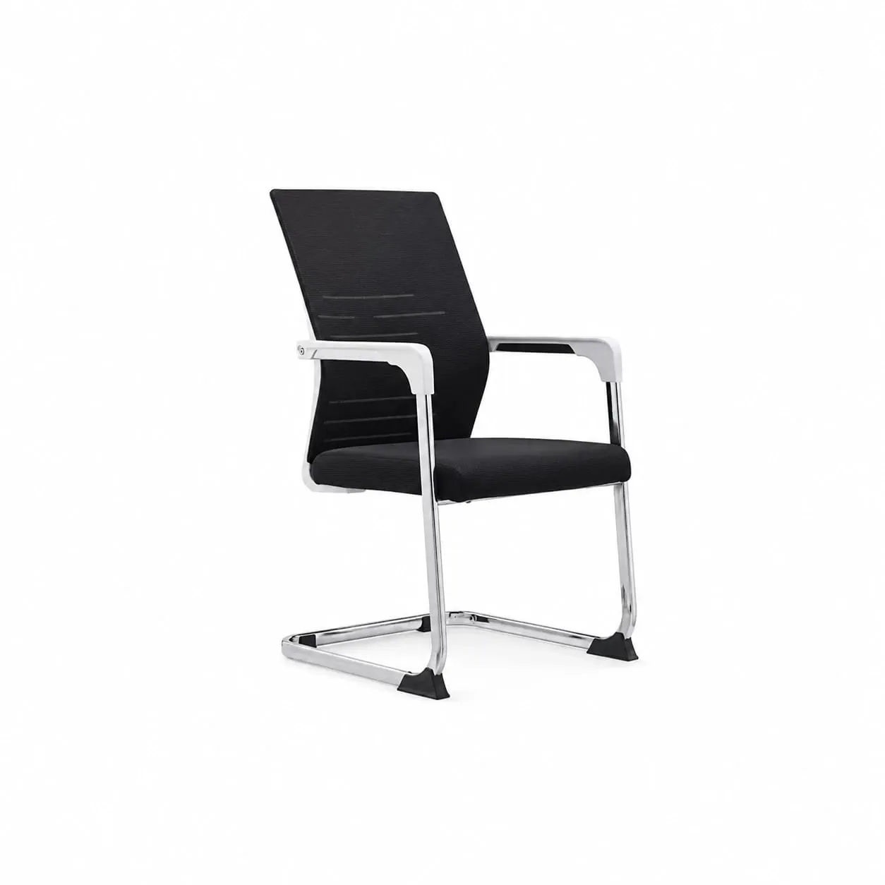 WhatsApp ErgoFlex Visitor Chair with Armrests - Image 1