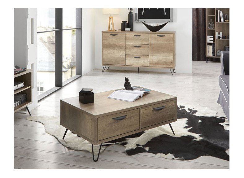 4 Industrial Coffee Table - Image 1