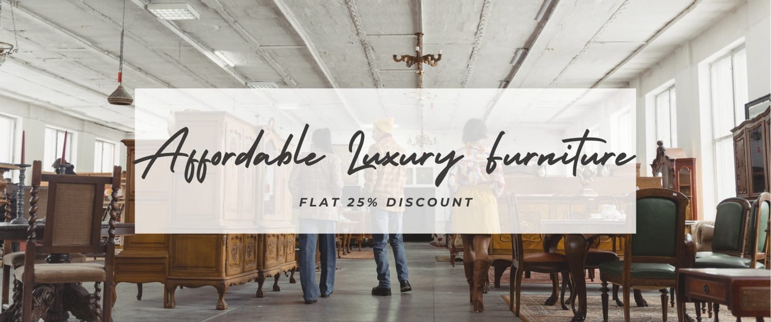 Affordable luxury furniture collection from Wood & Wood with special promotional discount