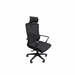 Rear view of BlackFlex Ergonomic Office Chair