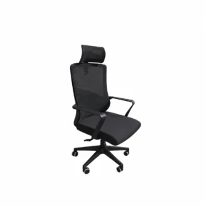 Rear view of BlackFlex Ergonomic Office Chair