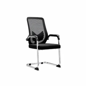 Chrome-Frame Mesh Guest Chair