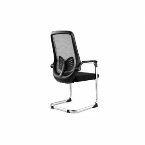 Chrome-Frame Mesh Guest Chair