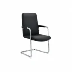 Modern Black Cantilever Office Chair