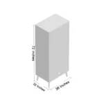 Callender 2 Door Wardrobe
