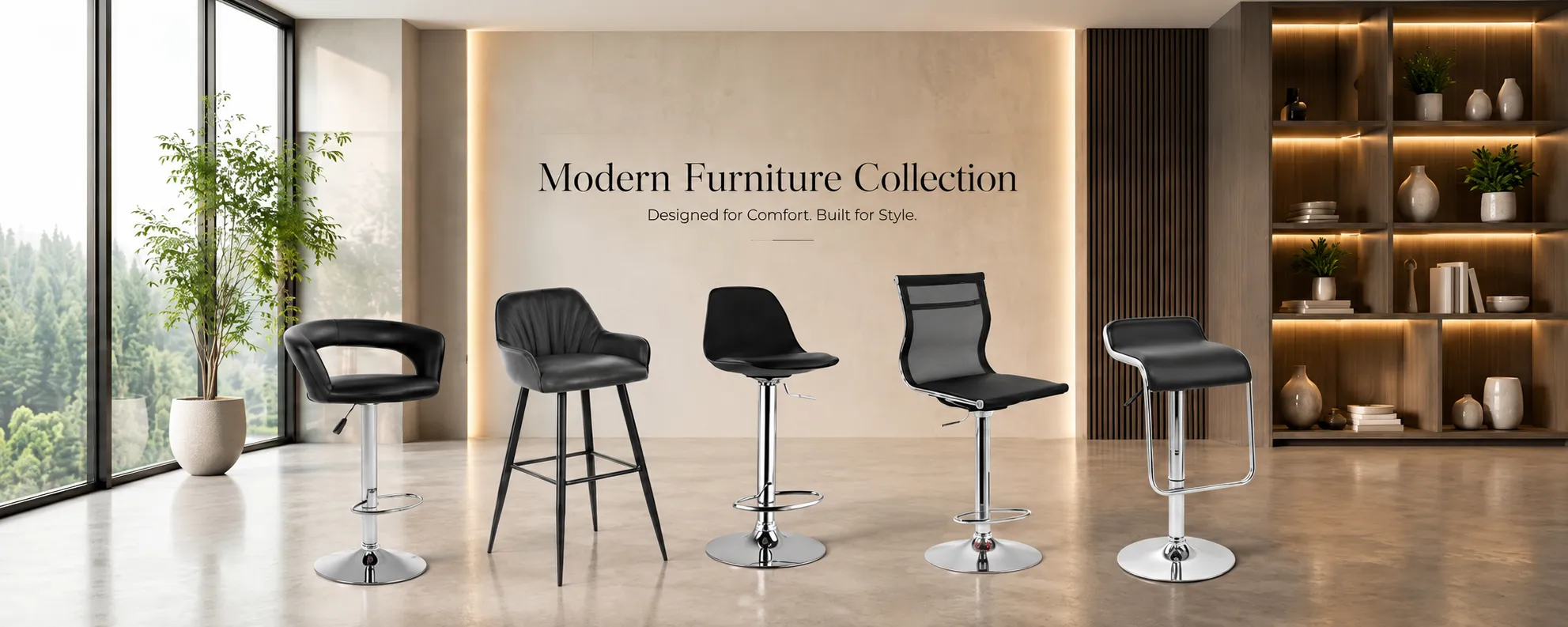 Modern Furniture Collection Showroom