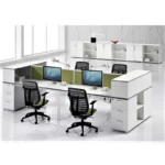 Renzo Workstation modern office desk made from laminated sheet with PVC edging