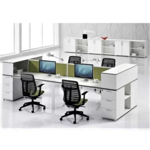 Renzo Workstation modern office desk made from laminated sheet with PVC edging