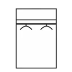 Elyse 2 Door Wardrobe