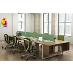Arden Workstation laminated office desk with PVC edging