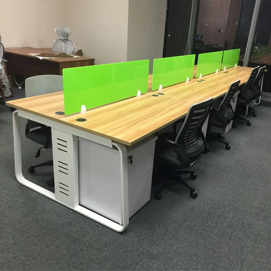 Noren Workstation modern office desk made from laminated sheet with PVC edging Noren Workstation modern office desk made from laminated sheet with PVC edging