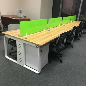 Arco Workstation modern office desk made from laminated sheet with PVC edging