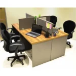 Siena Workstation modern office desk made from laminated sheet with PVC edging