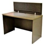 Darien Workstation modern office desk made from laminated sheet with PVC edging
