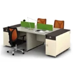 Elora Workstation modern office desk made from laminated sheet with PVC edging