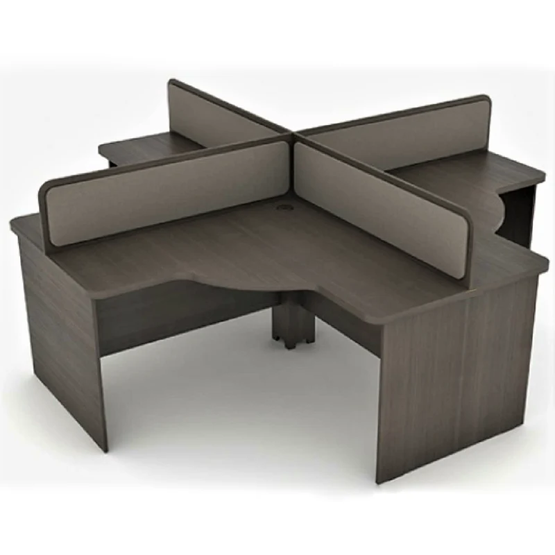 Rowan Workstation modern office desk made from laminated sheet with PVC edging Rowan Workstation modern office desk made from laminated sheet with PVC edging