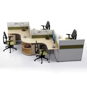 Dorian Workstation modern office desk made from laminated sheet with PVC edging