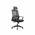 Ergonomic Black Mesh Office Chair with breathable backrest